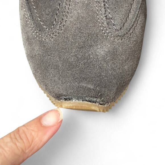 KOIO Unisex Retro Runner Italian Suede Java Grey Brown, 8 Men/9.5 Women - Picture 7 of 7